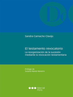 cover image of El testamento revocatorio